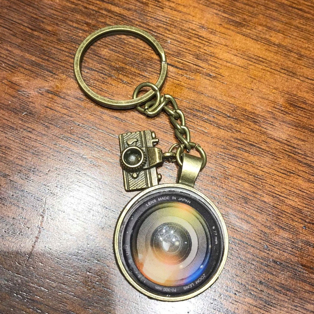 Camera Lens Keychain